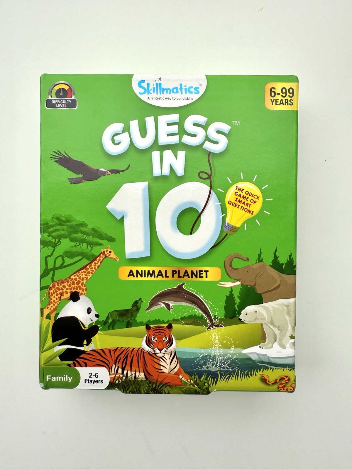 Guess in 10 Card Game Animal Planet Skillmatics Ages 6+ Educational Family Fun
