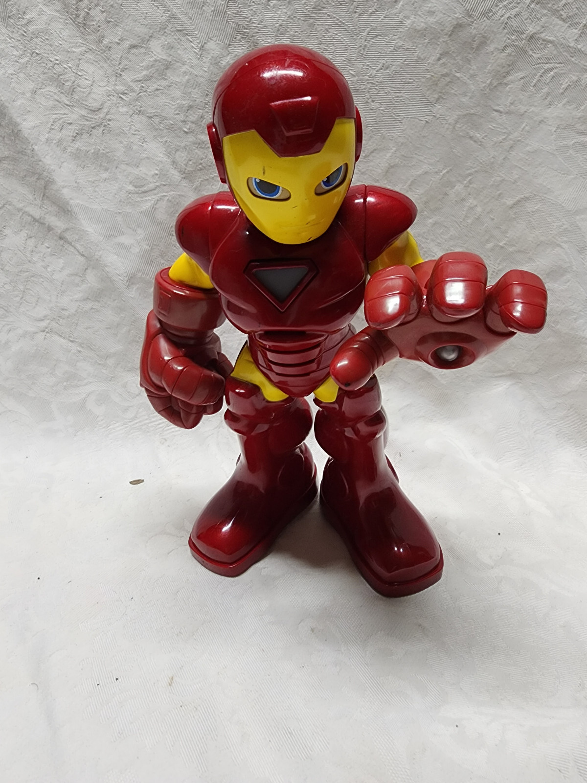 2010 Marvel Hasbro Talking Iron Man Figure 10.5″ Heroes Squad Toy