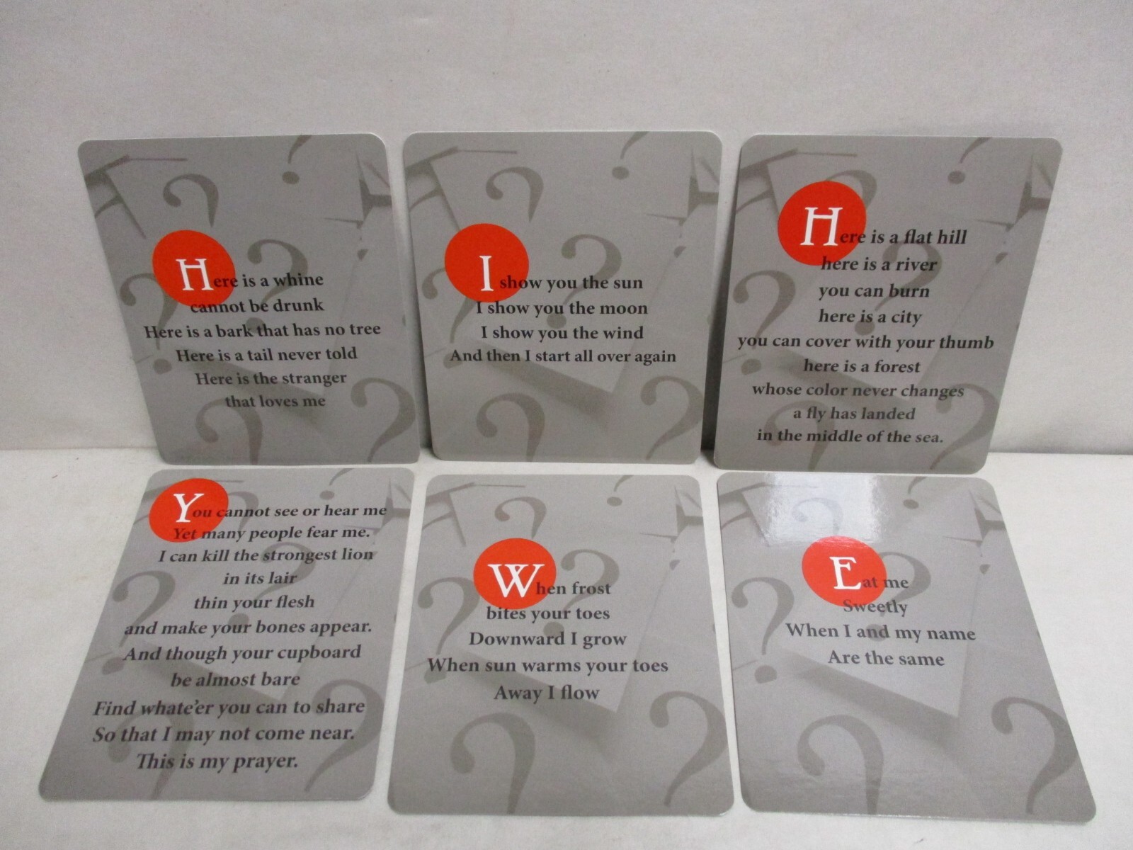 Riddles Knowledge Cards by Emmanuel Williams Complete Set of 48 Cards with Box