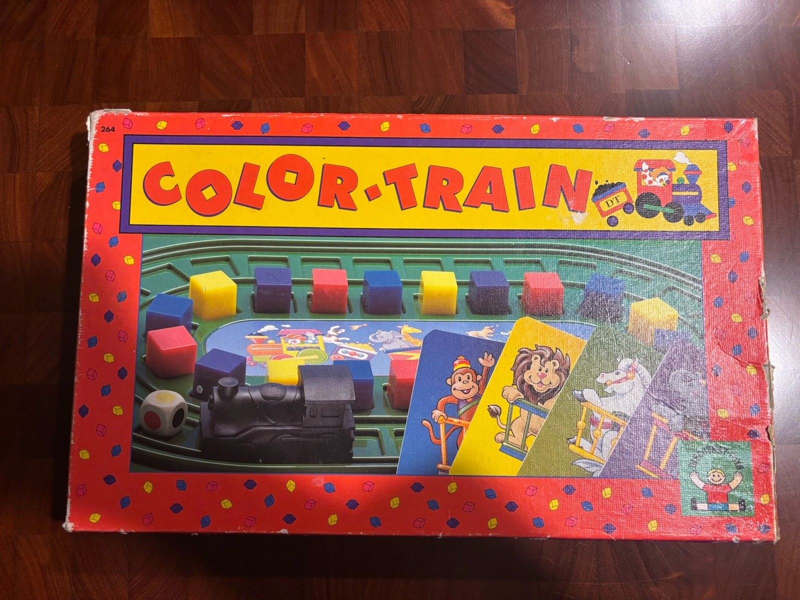 Color Train by Discovery Toys Vintage 1990s Educational Preschool Game Complete
