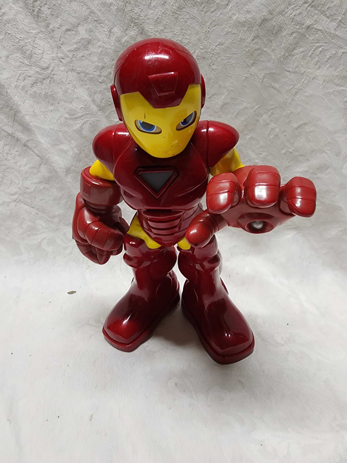 2010 Marvel Hasbro Talking Iron Man Figure 10.5″ Heroes Squad Toy