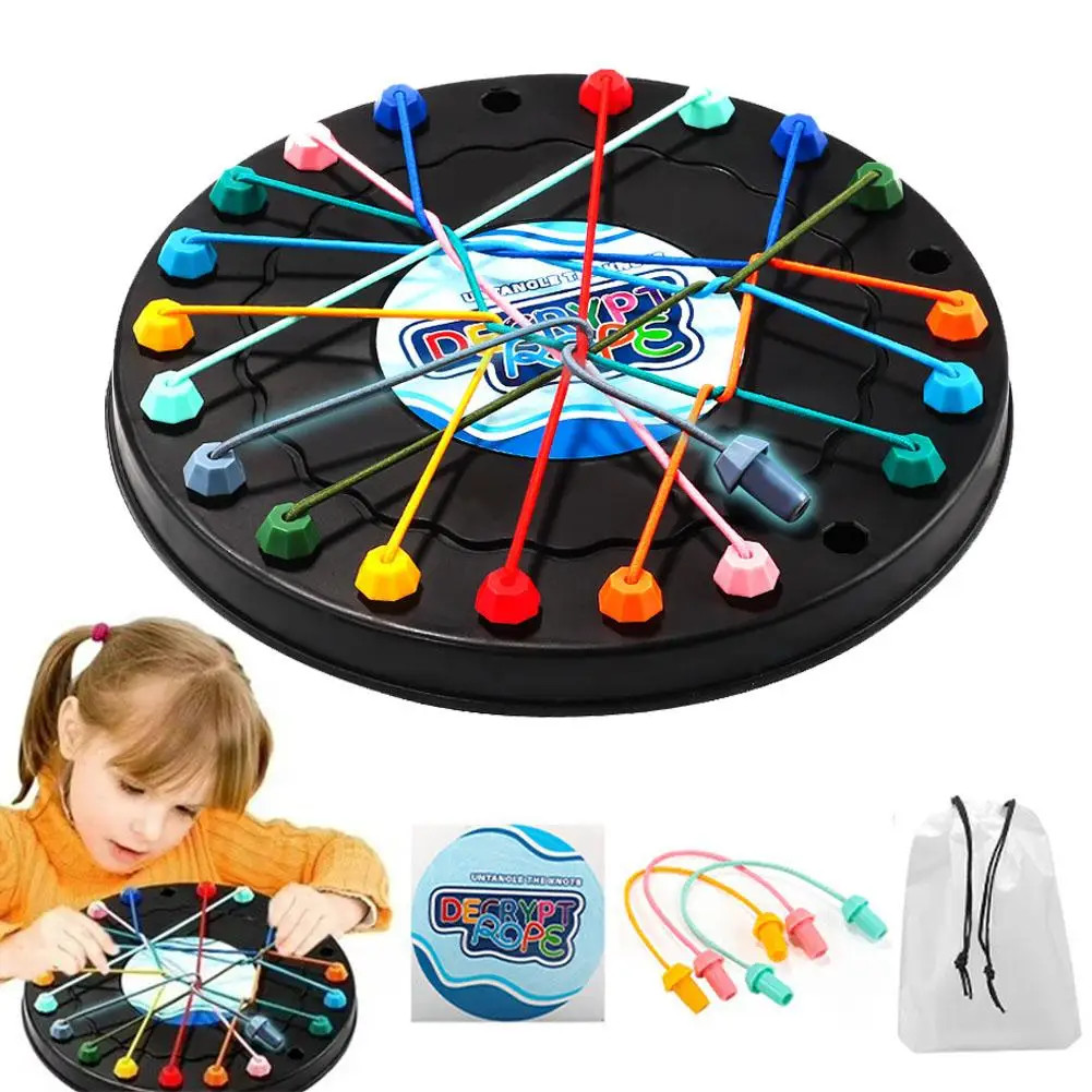 Rope Untying Puzzle Game Kids Educational Logic Thinking Training Toy