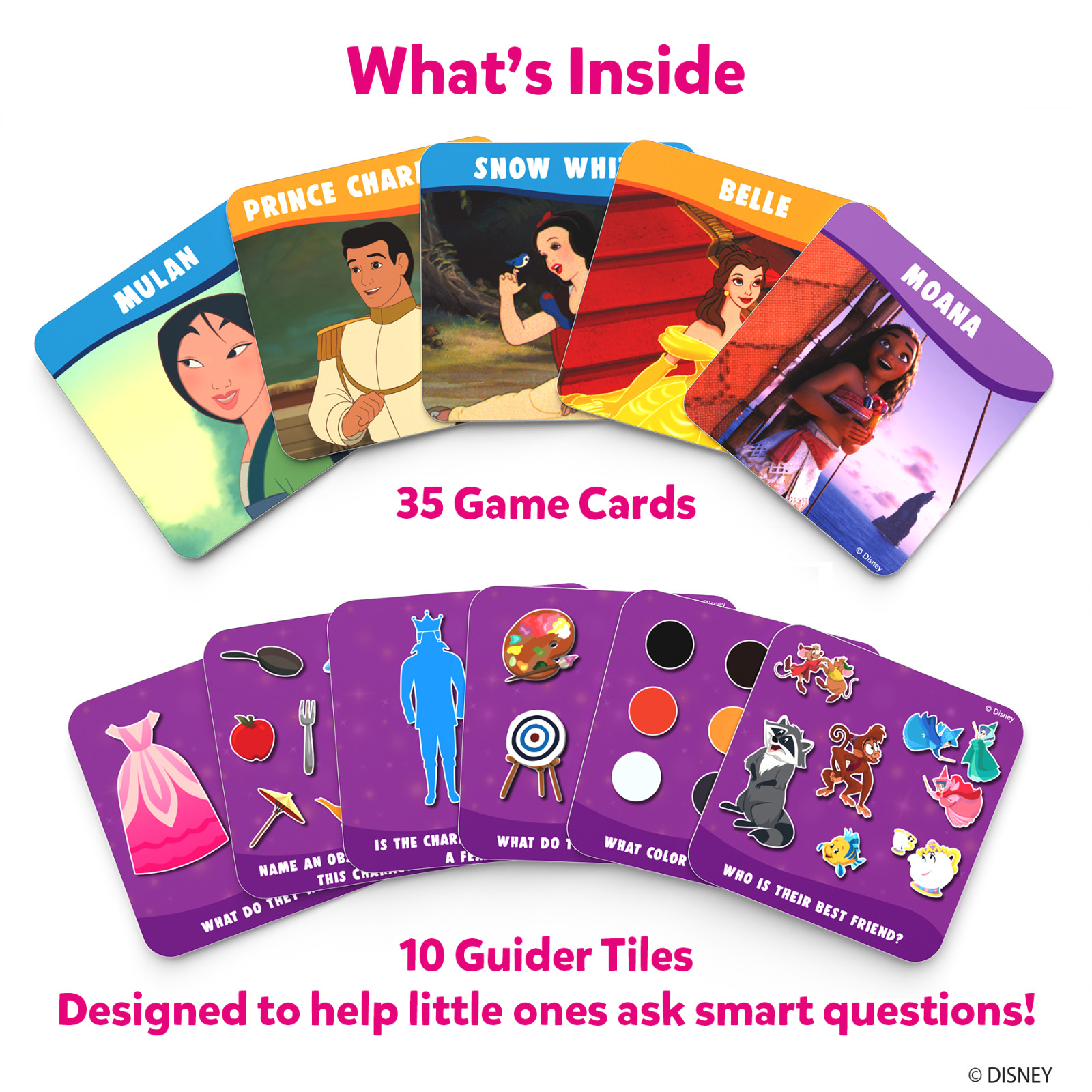 Skillmatics Card Game – Guess in 10 Junior Disney Princess for Kids Ages 3 to 6