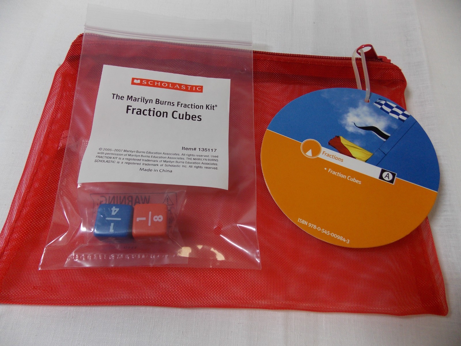 Scholastic Do the Math (Marilyn Burns) Fractions A Student Pair Materials