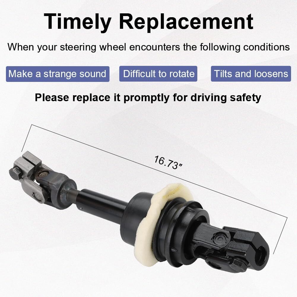 Steering Shaft Compatible with Chevrolet Malibu Pontiac G6 Saturn Aura 2004-2012