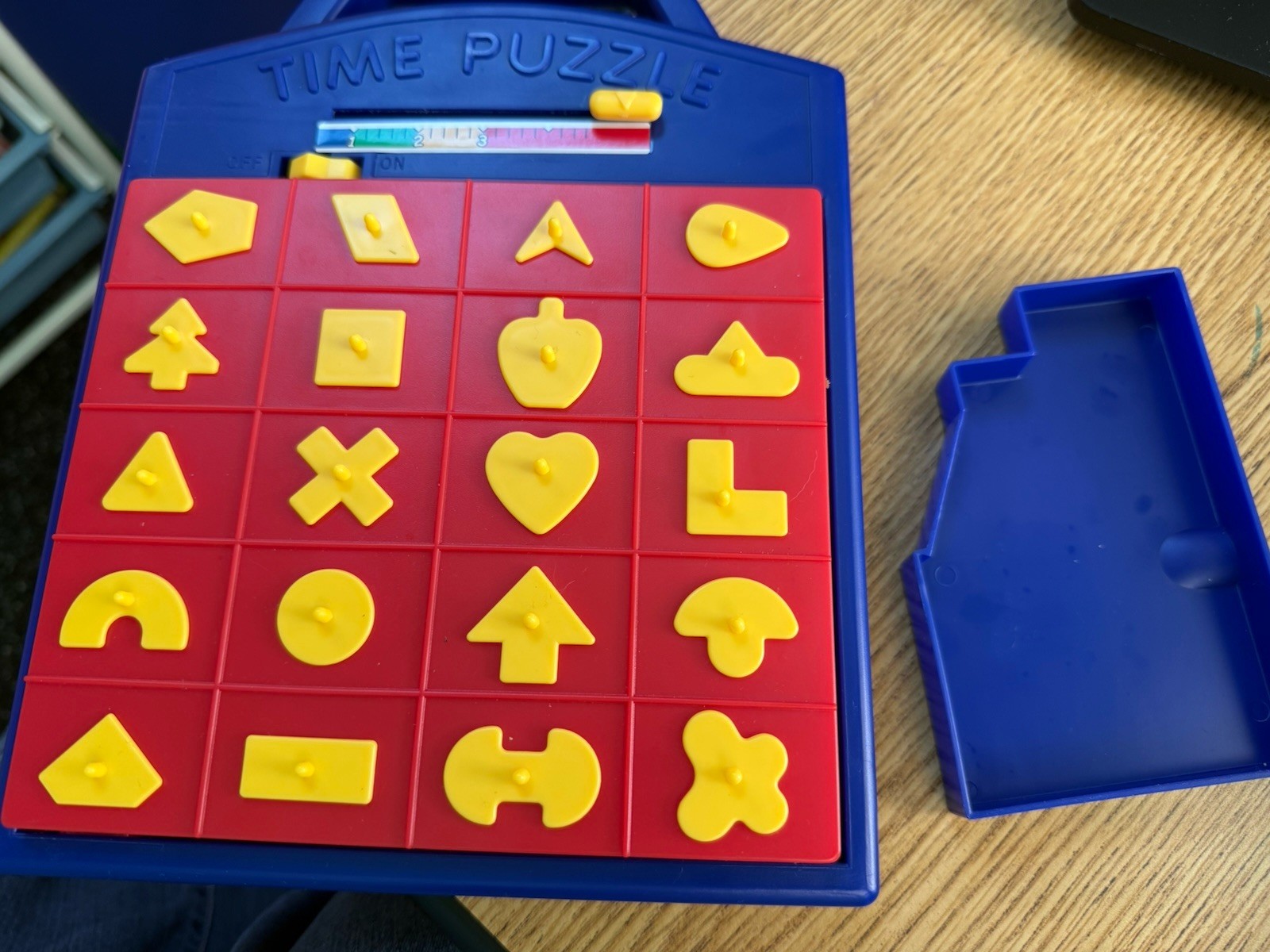 Shape Puzzle Pop Up Board Game Matching Fine Motor Skills Complete No Box PreK