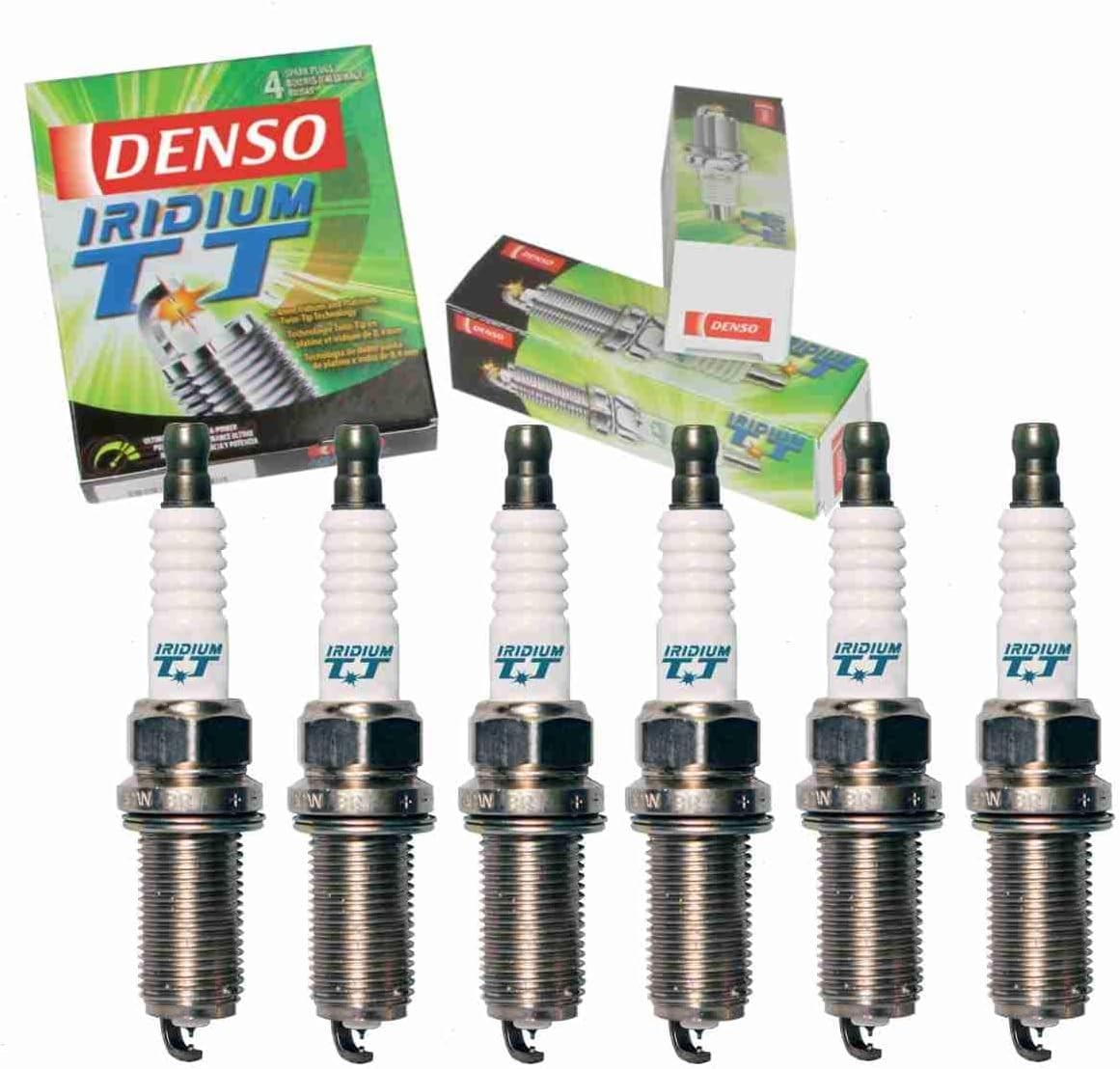 6 pc DENSO Iridium TT Spark Plugs compatible with Toyota Avalon 3.5L V6 2005-201