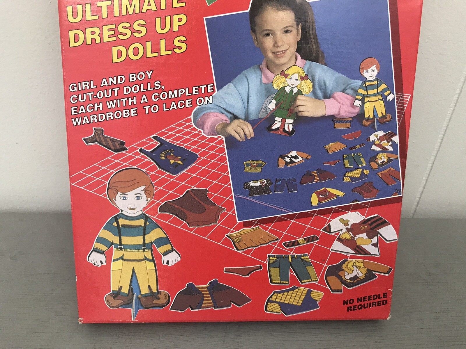 Lace Up Wardrobe VINTAGE NIB – Ultimate Dress Up Dolls – 1980s AMAV #4515