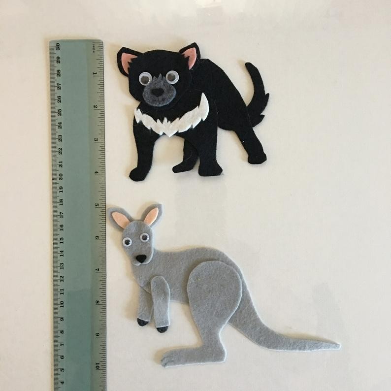 Australian Animals Sample Set for Felt /Flannel Board Play