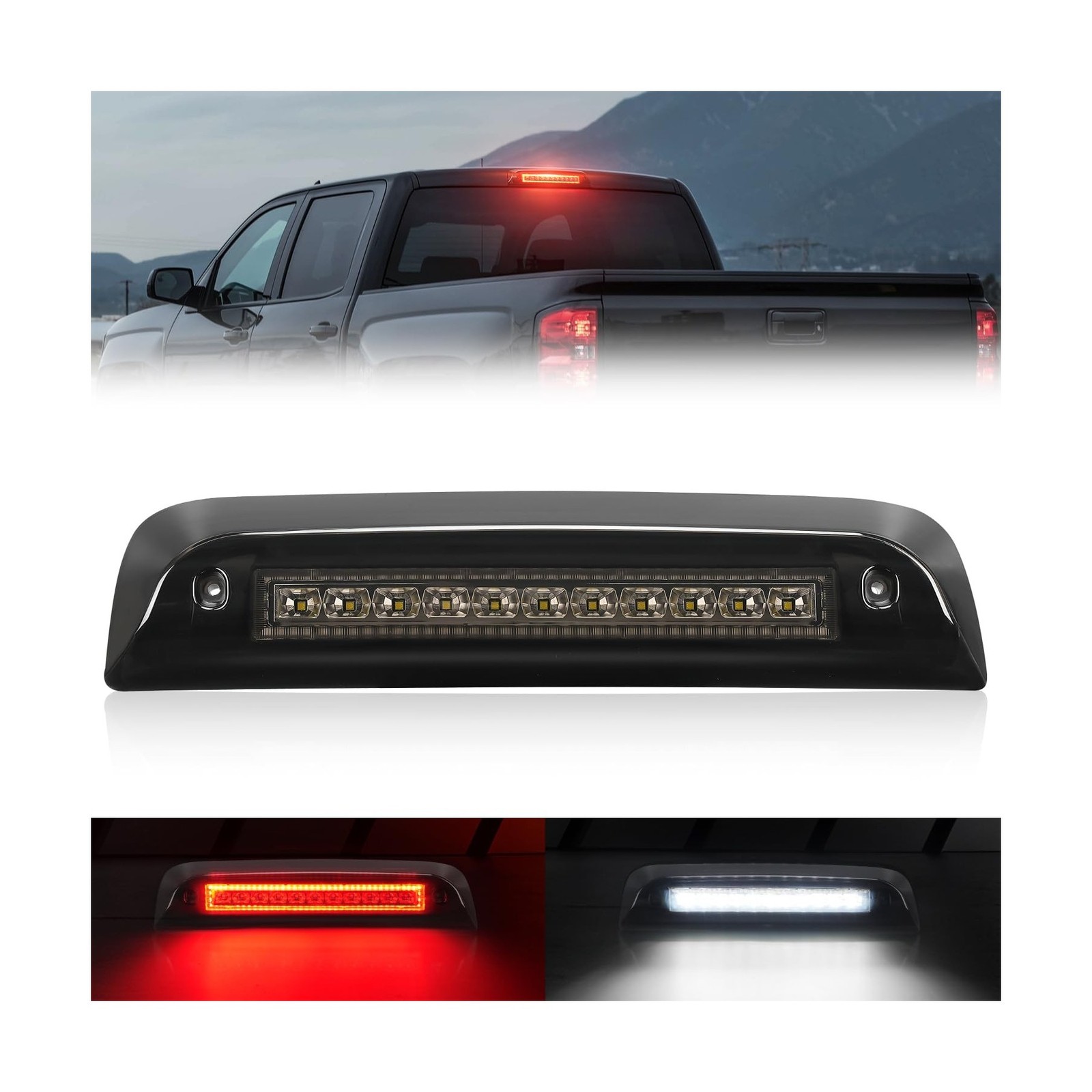 SUPAREE Third Brake Light Fit for 2014-2018 GMC Sierra/C-hevy Silverado 1500 …
