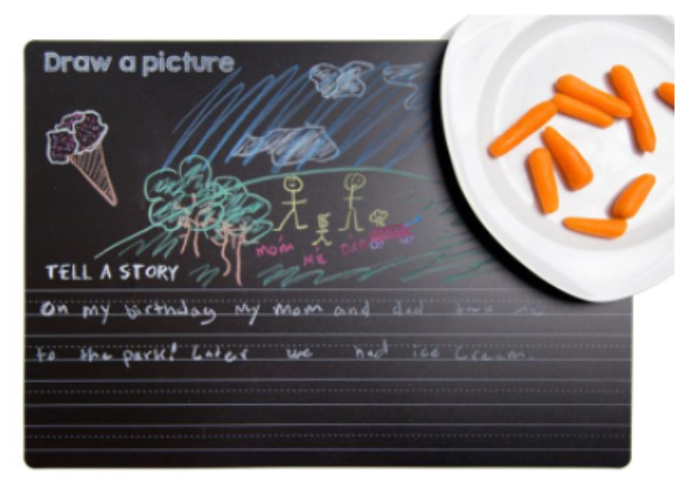 Imagination Starters Draw Write Placemat