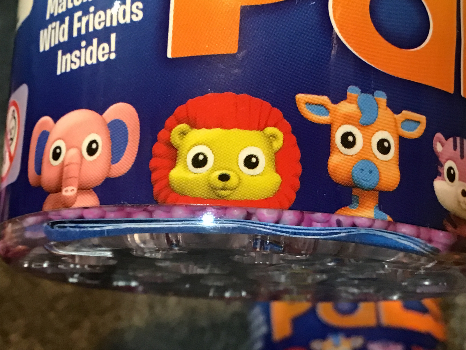 2x Playfoam Pals Animals Pink Orange Glitter Series 1 First Lot Surprise Toy