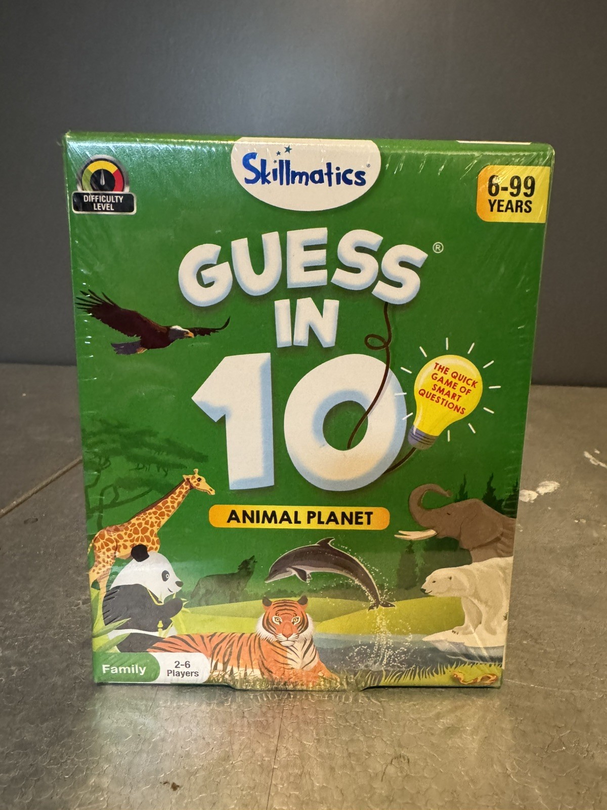 Skillmatics Guess in 10 Animal Planet Card Game Childs Learning Game