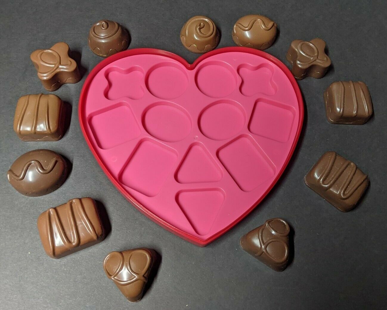 Learning Resources Smart Snacks Hide n’ Peek Chocolates Valentines Matching Game