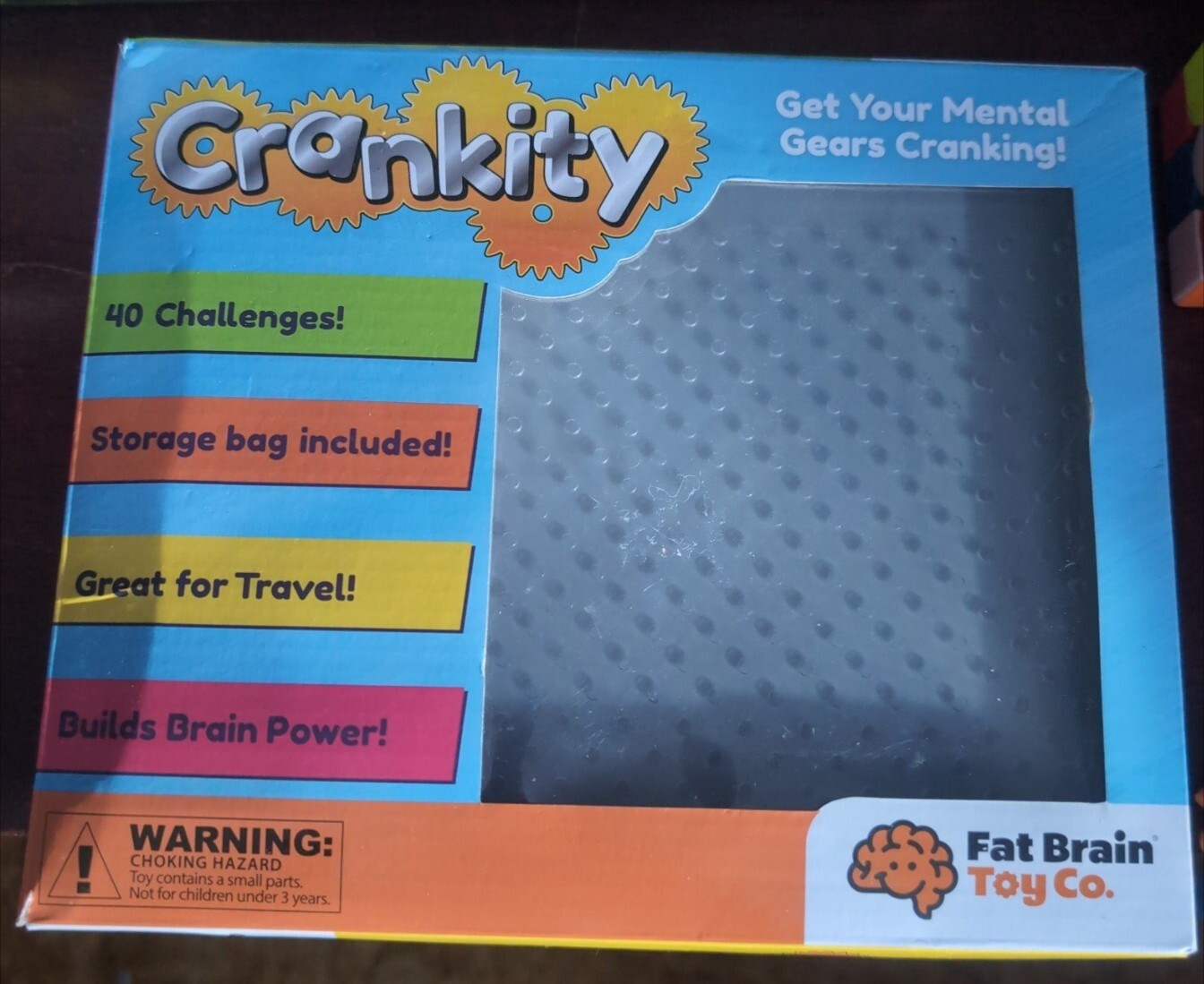 Fat Brain Toys Crankity Brainteaser Puzzles 40 Challenges Travel Games Ages 6 +