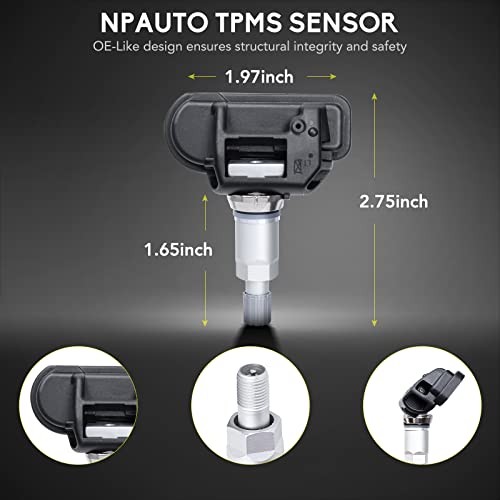 NPAUTO TPMS Sensor Fits for Smart Fortwo, Mercedes Benz C300 C350 C63/CL63 AMG