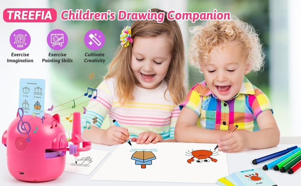 Drawing Robot Kids Drawing Robot Kids 6 7 8 9 10 11 12 Year Old Doodle Bot Toy