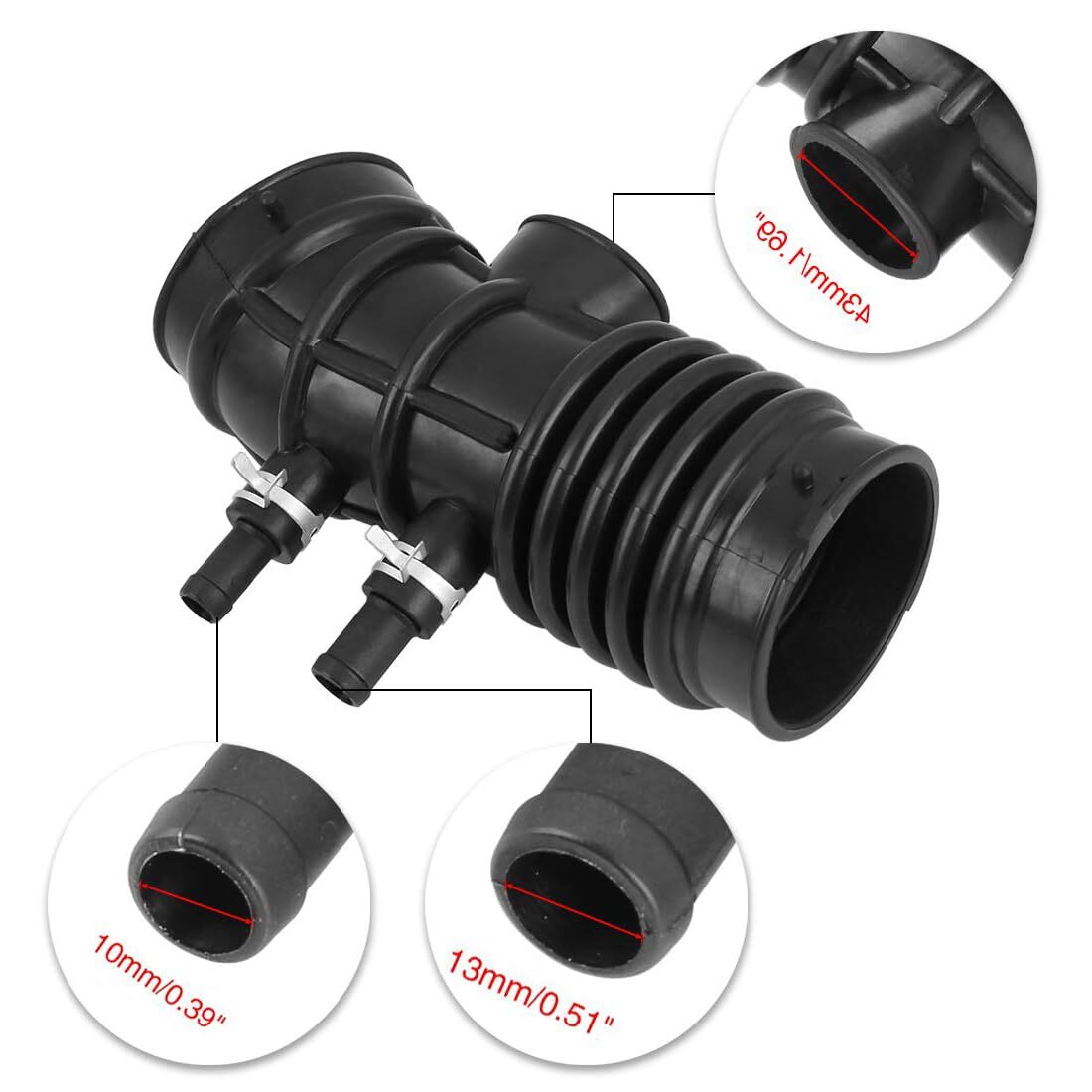 Engine Air Intake Hose Compatible with 1999-2004 Nissan Frontier and 2000-200…