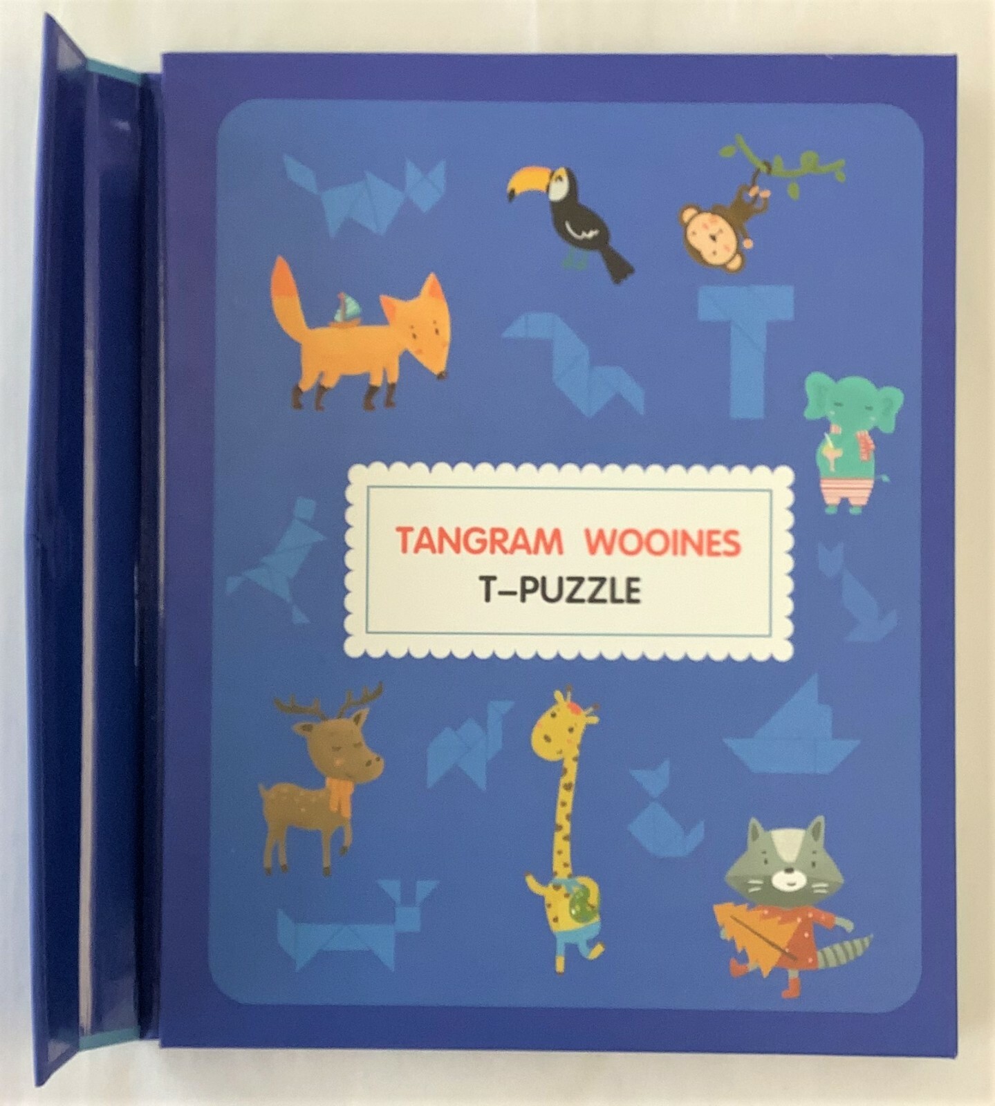 Tangrams & T-Puzzle Magnetic Travel Set Dry Erase & Reference Booklet Included