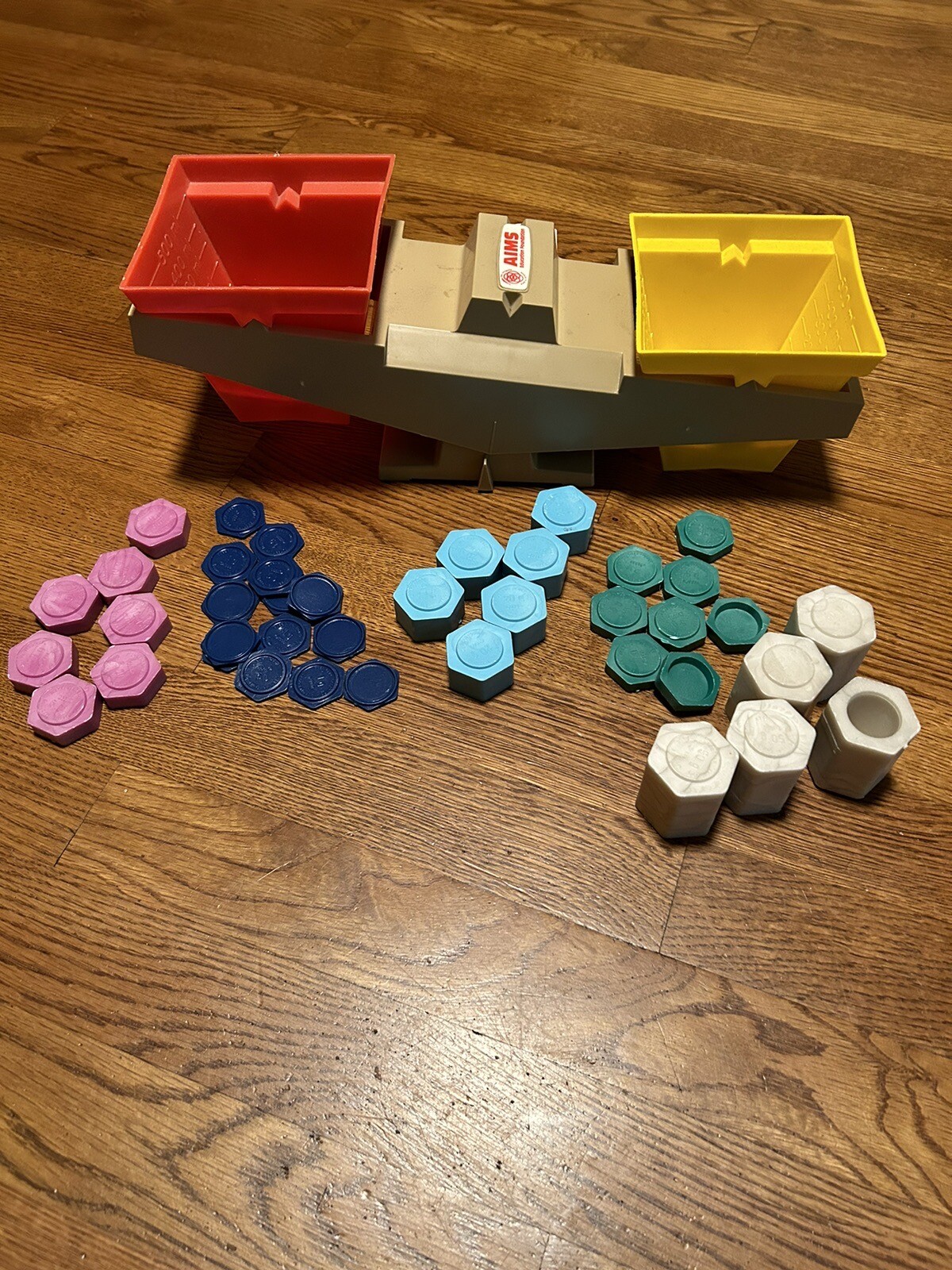 School Balance Scale weights Aims Education Homeschool Manipulative Montessori
