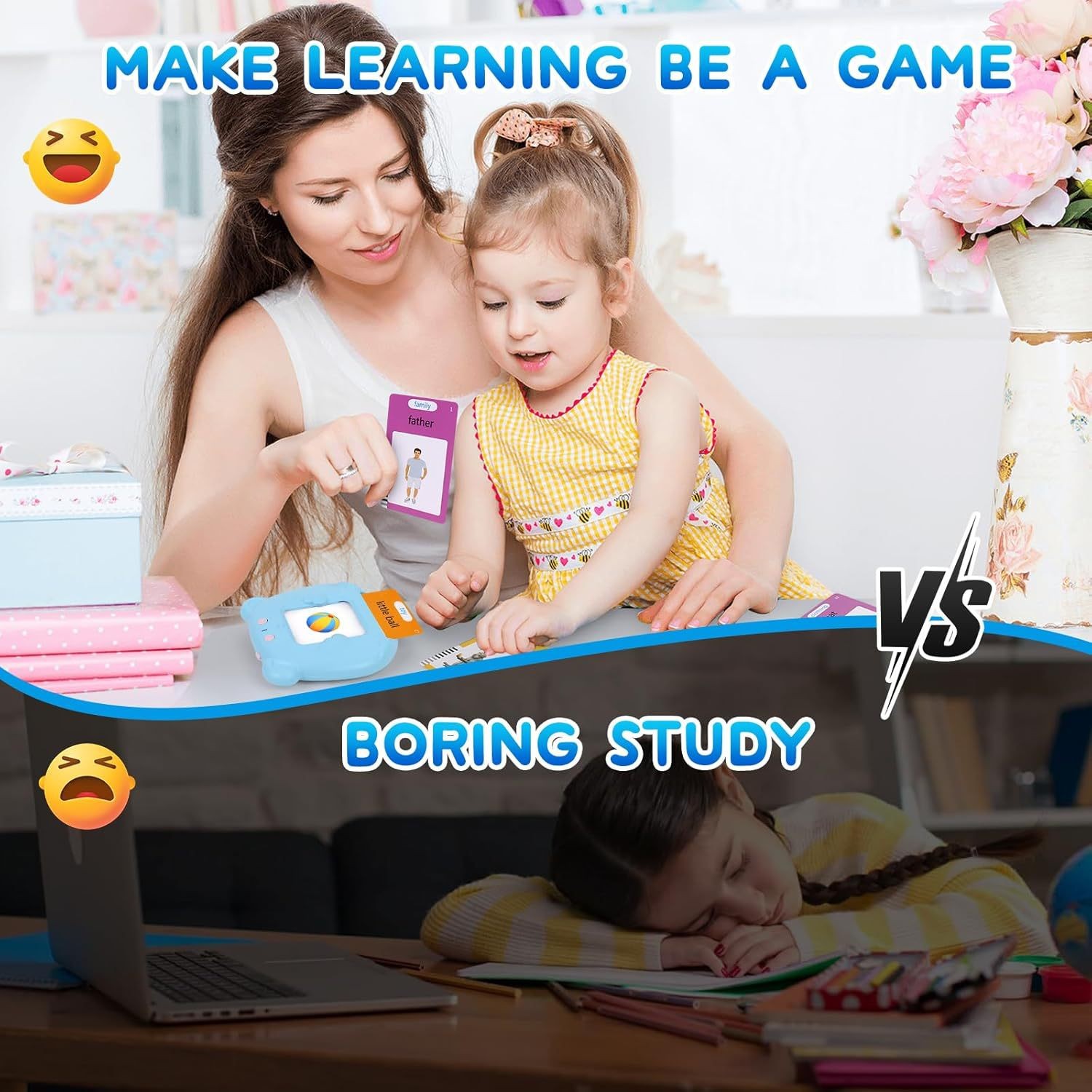 Early Education Flash Cards – Children’s Educational Insert Card Toy