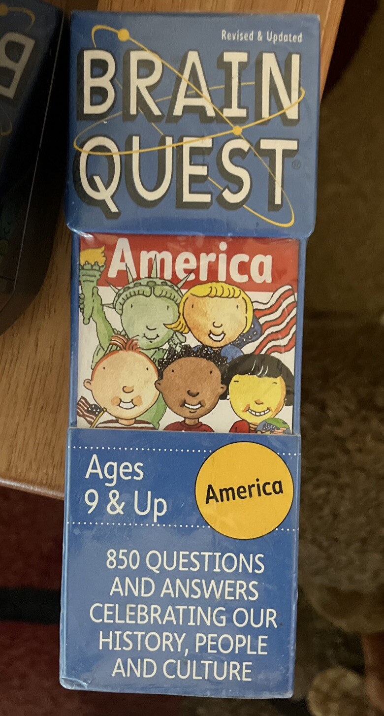 Brain Quest Cards America 9 And up Brand New