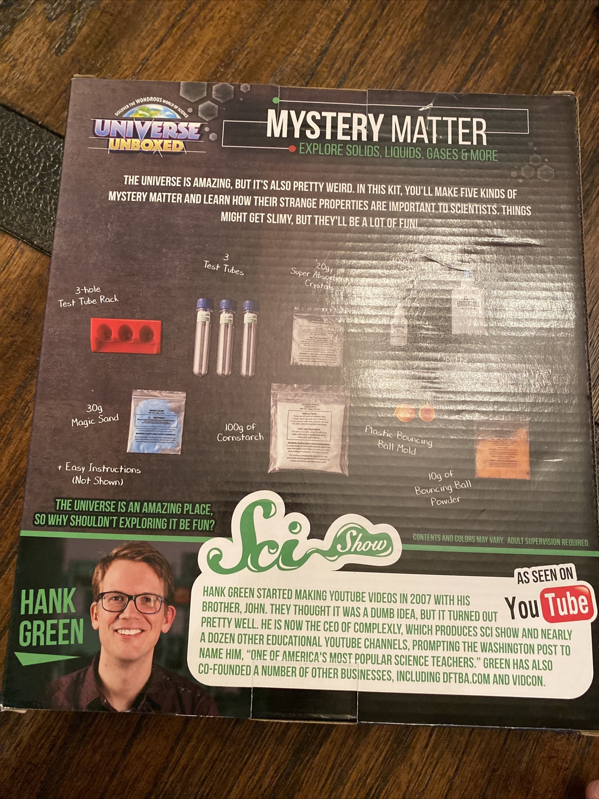 Universe Unboxed Mystery Matter (20 Cool Experiments) / NEW In Box As Seen On TV