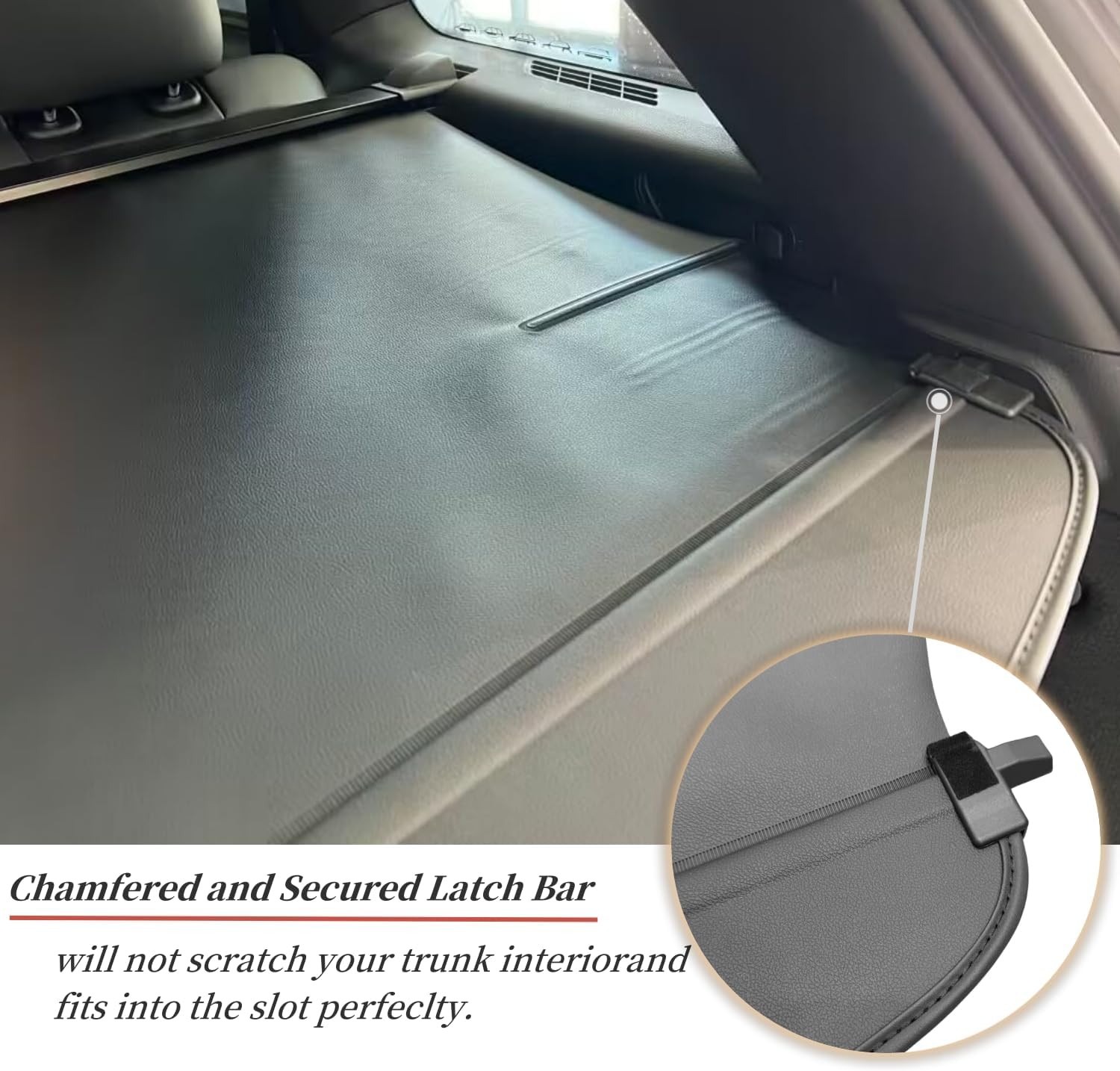 Vesul Retractable Cargo Cover for Grand Cherokee 2022-2025(2 Row WL)