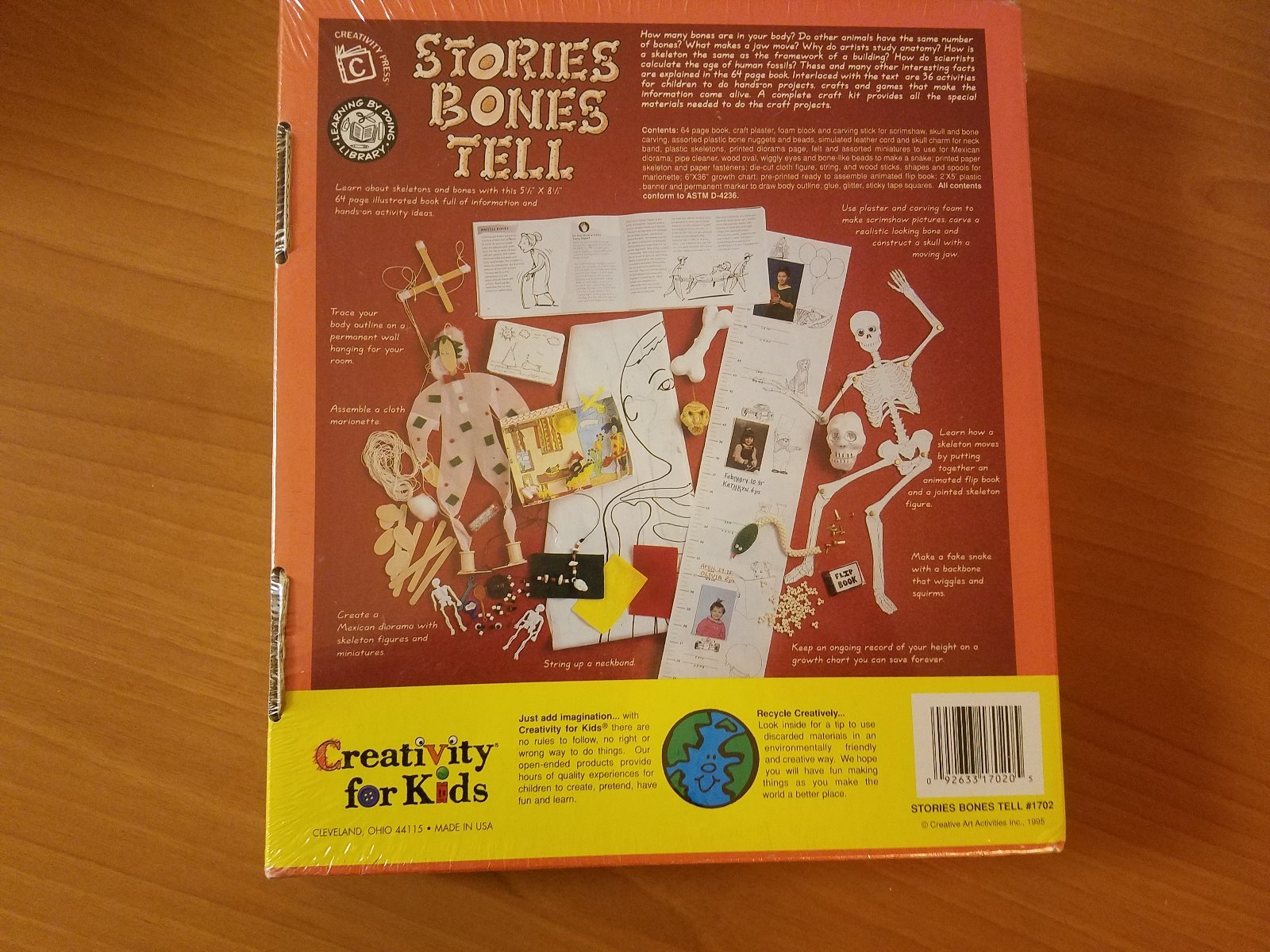 CREATIVITY FOR KIDS – STORIES BONES TELL – NIB BODY BASICS TO MUMMY MYSTERIES