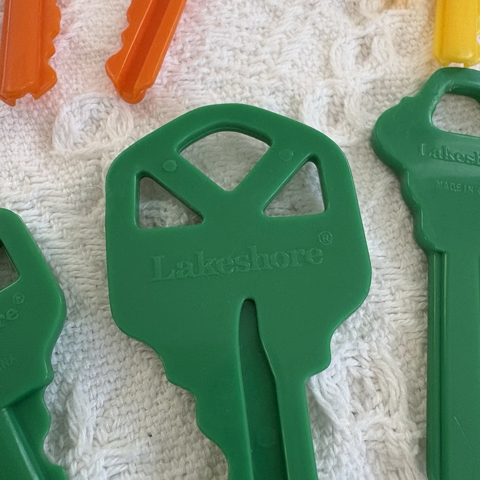 Lakeshore Lacing Counting Keys For Toddlers Fine Motor Preschool Educational Toy