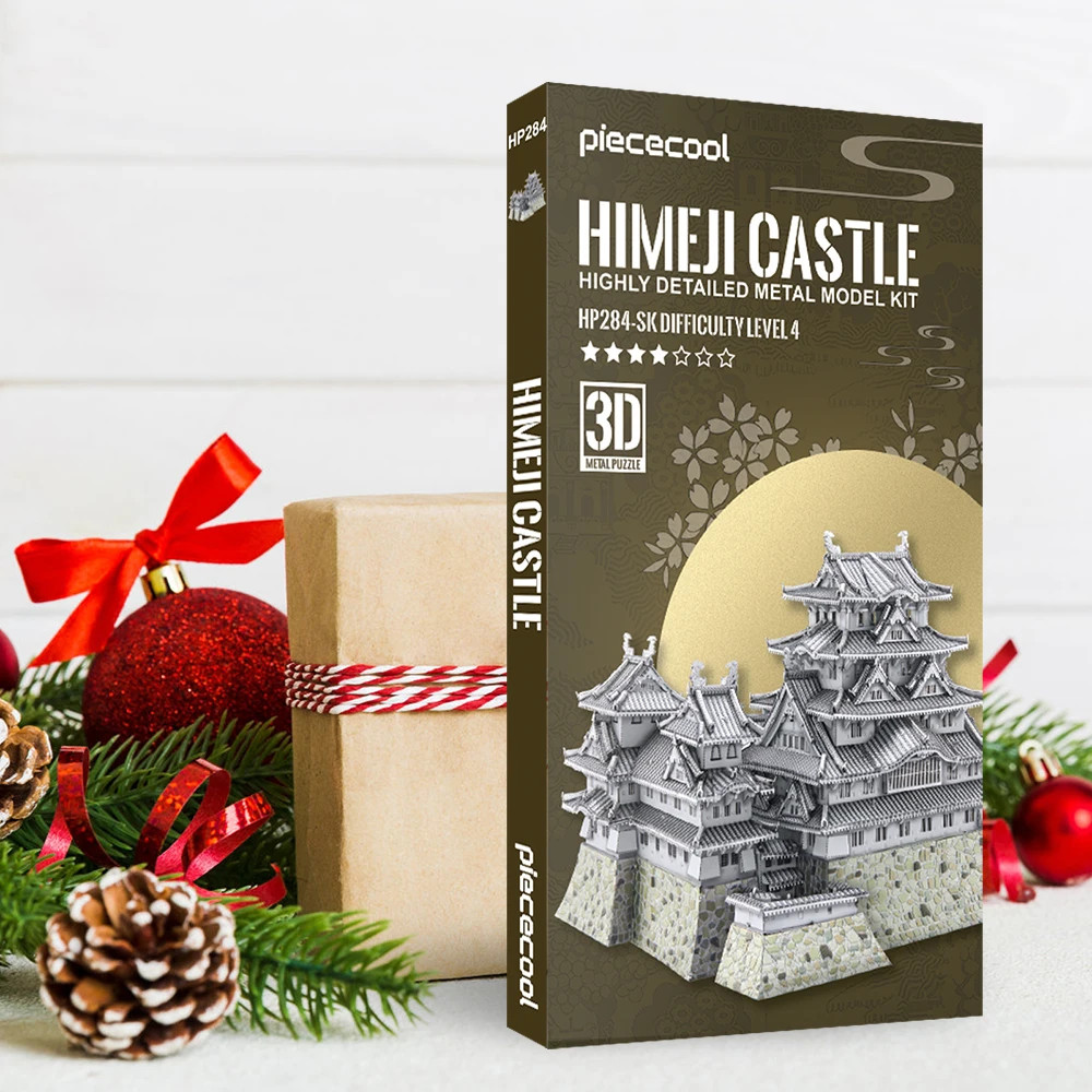 3D Puzzles Model Building Kit Construction Series Metal House Toy Christmas Gift