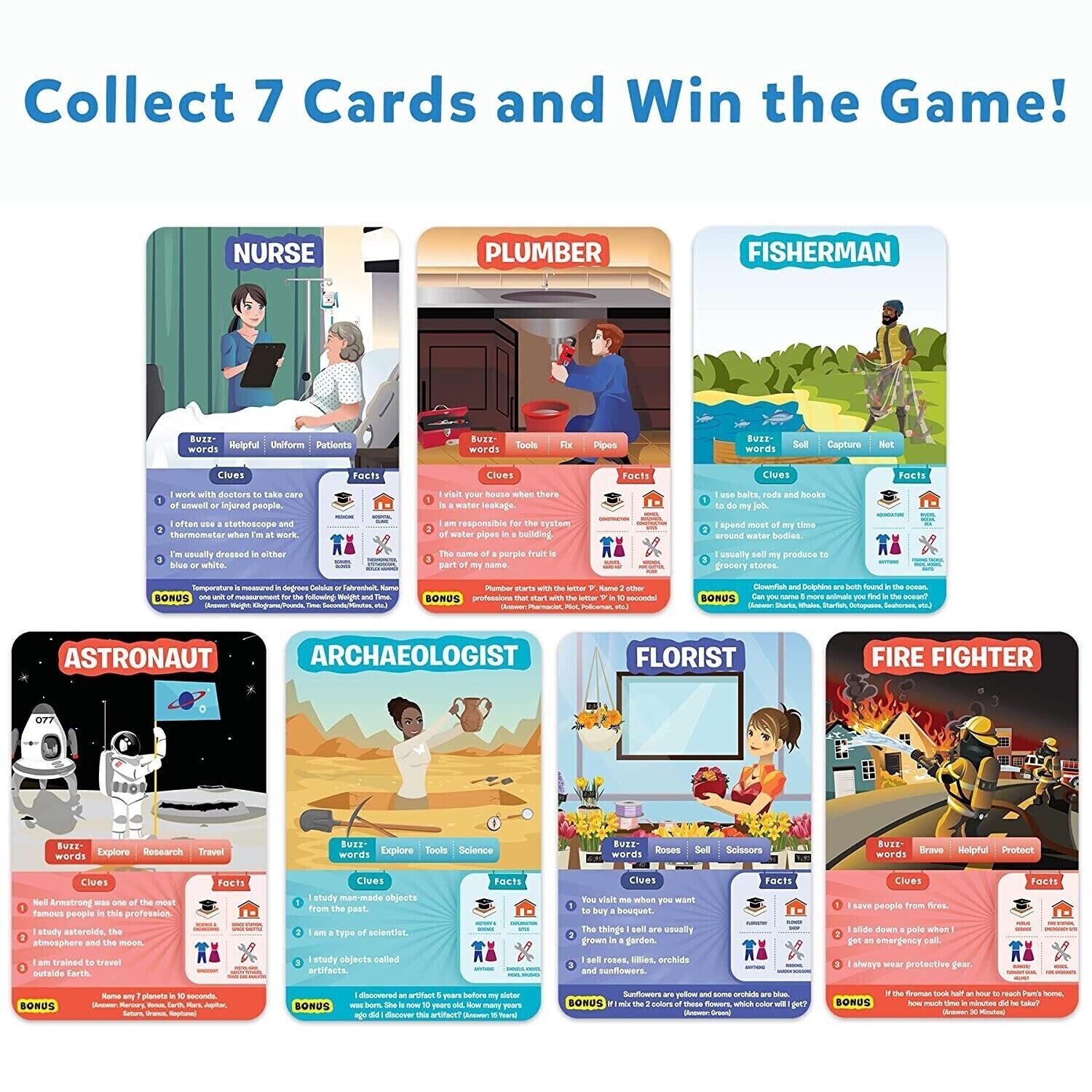 Skillmatics Card Game : Guess in 10 Inspiring Professions | Gifts for Ages 6+Yrs