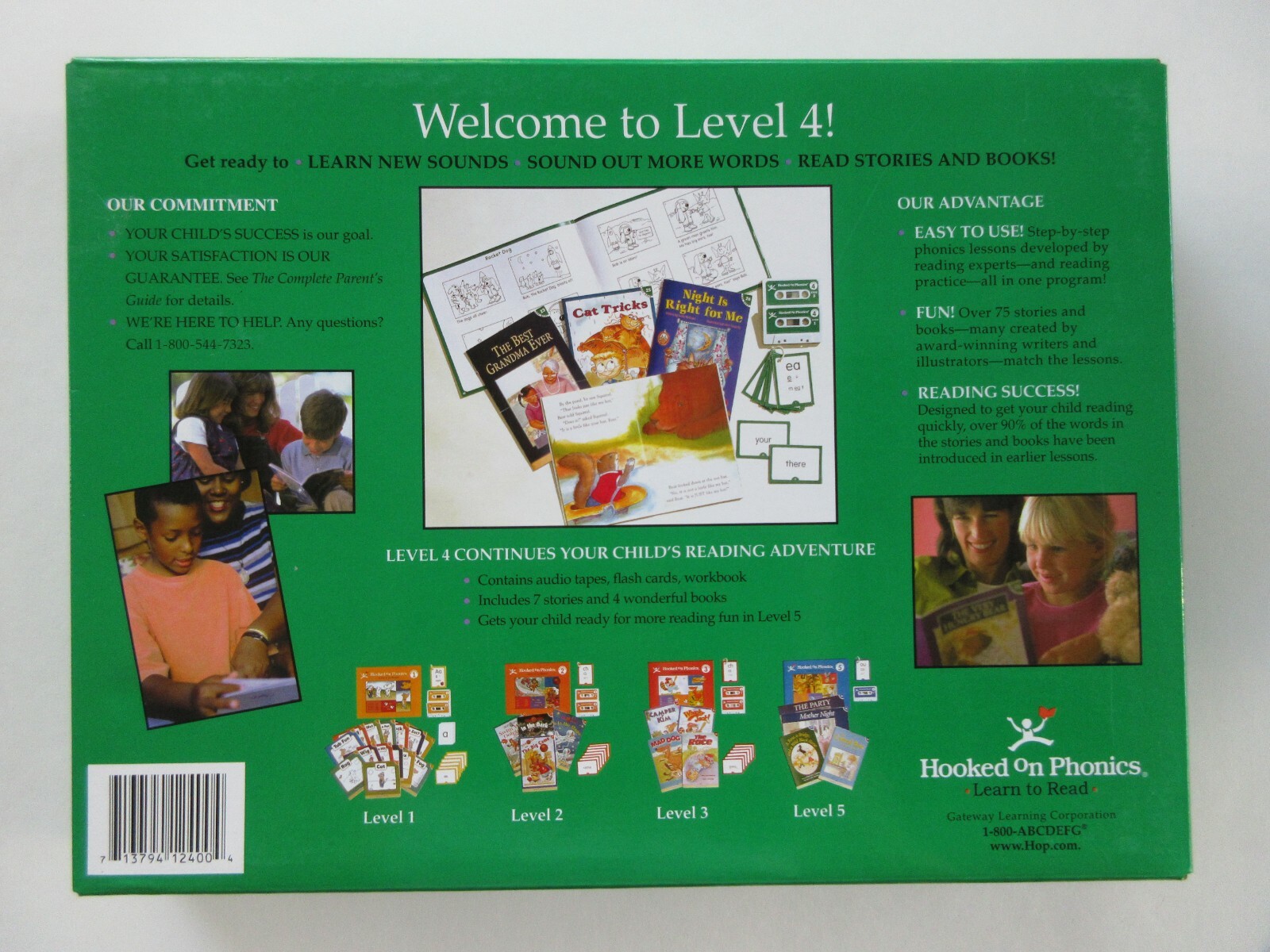 Hooked On Phonics Level 4 Green Learn To Read Sealed Homeschooling Books Cards