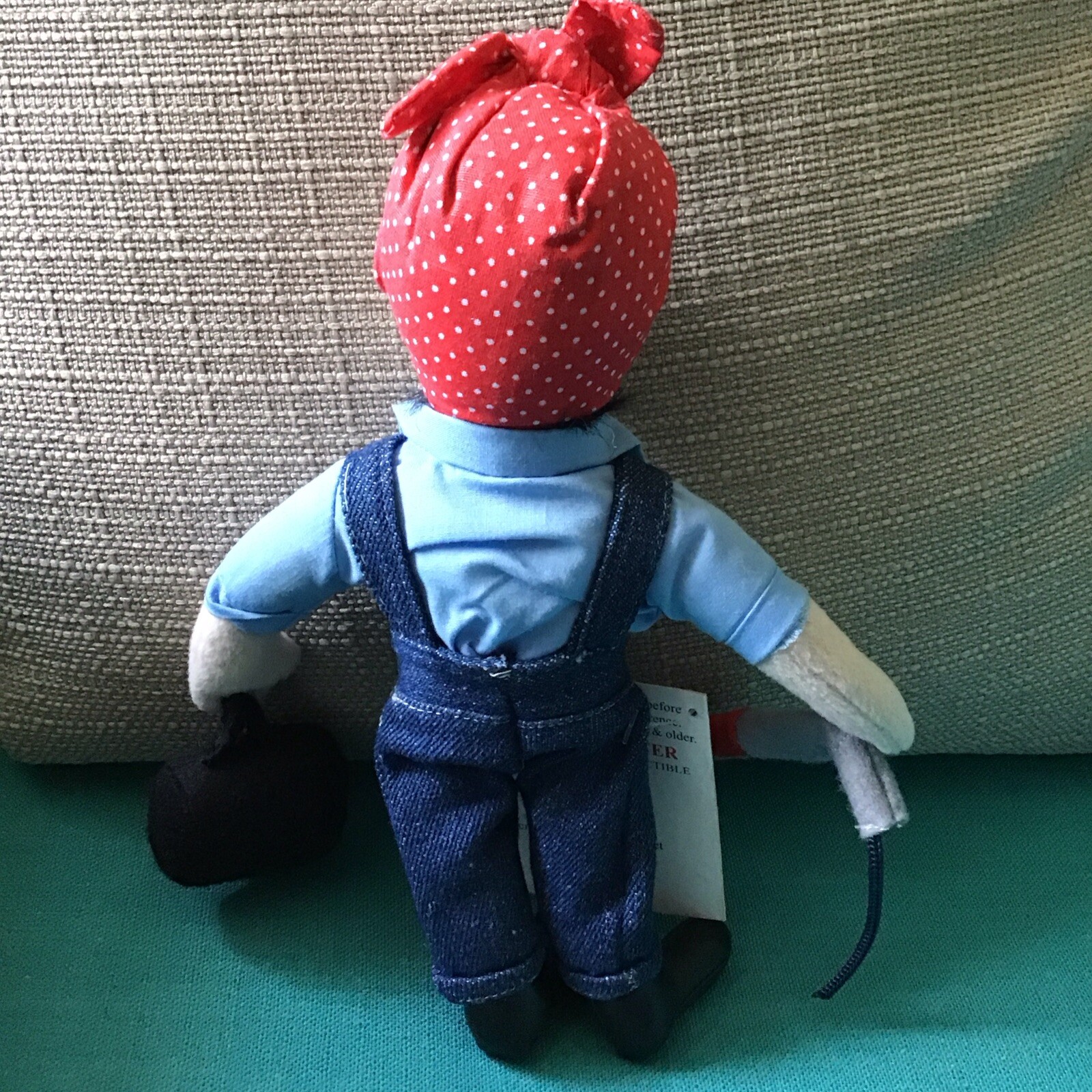 Rosie The Riveter Creation Station Plush Doll Famous Be’an Collectible W/Tag