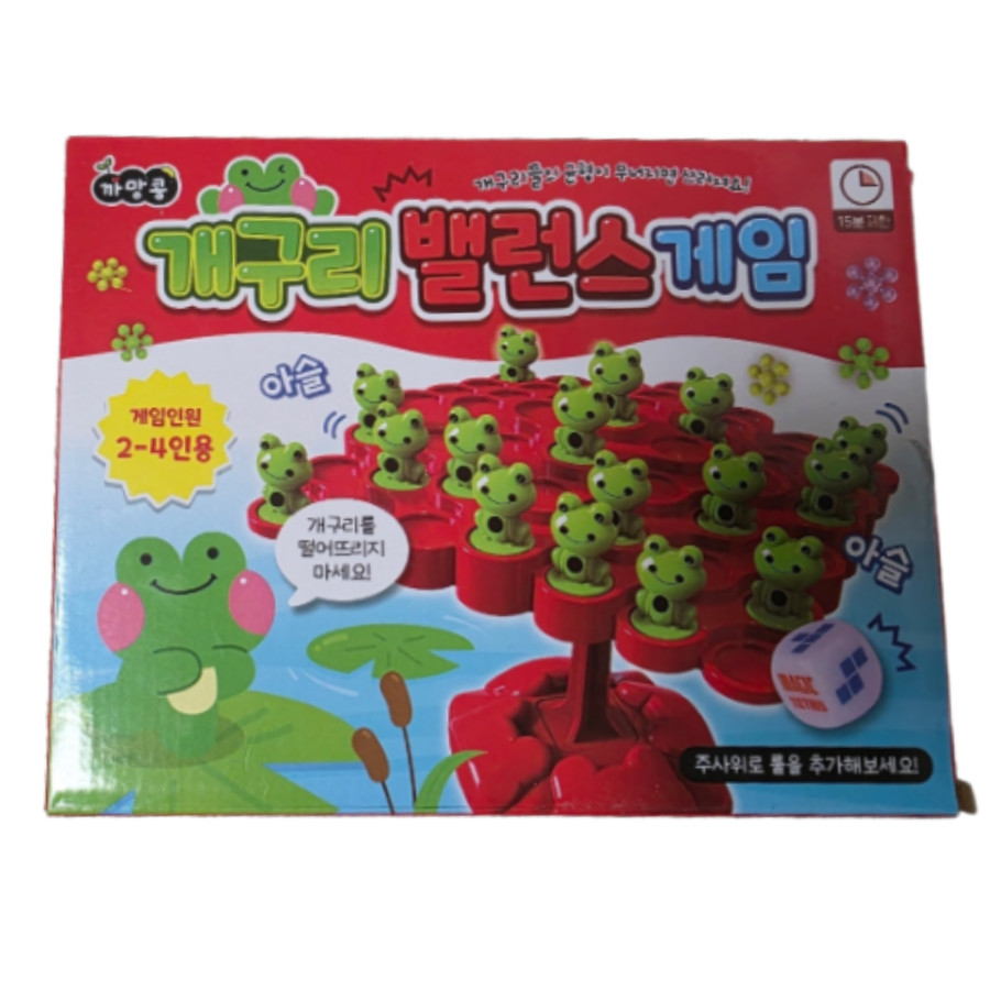 Frog Balance Game Balancing Toy Tabletop Family Party Kids Random 1pc Korea NEW
