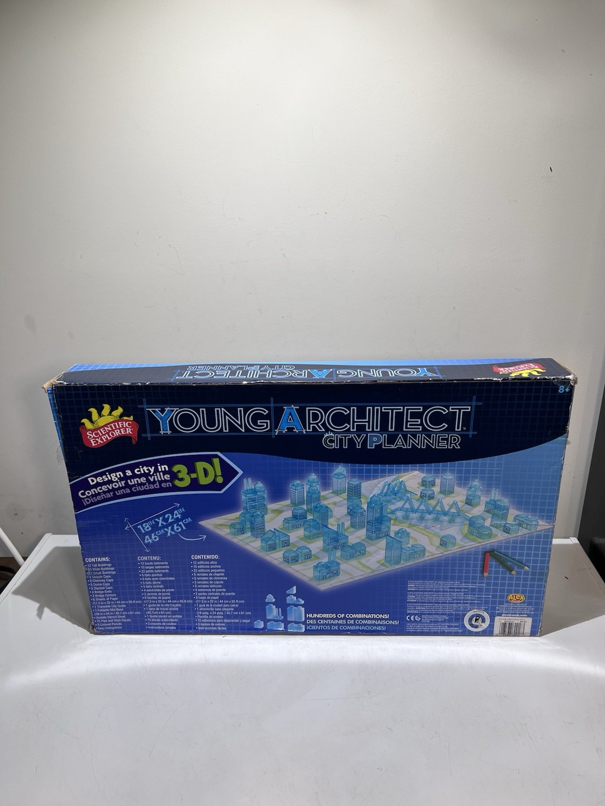 Scientific Explorer Young Architect 3-D City Planner Play Set. Open Box.