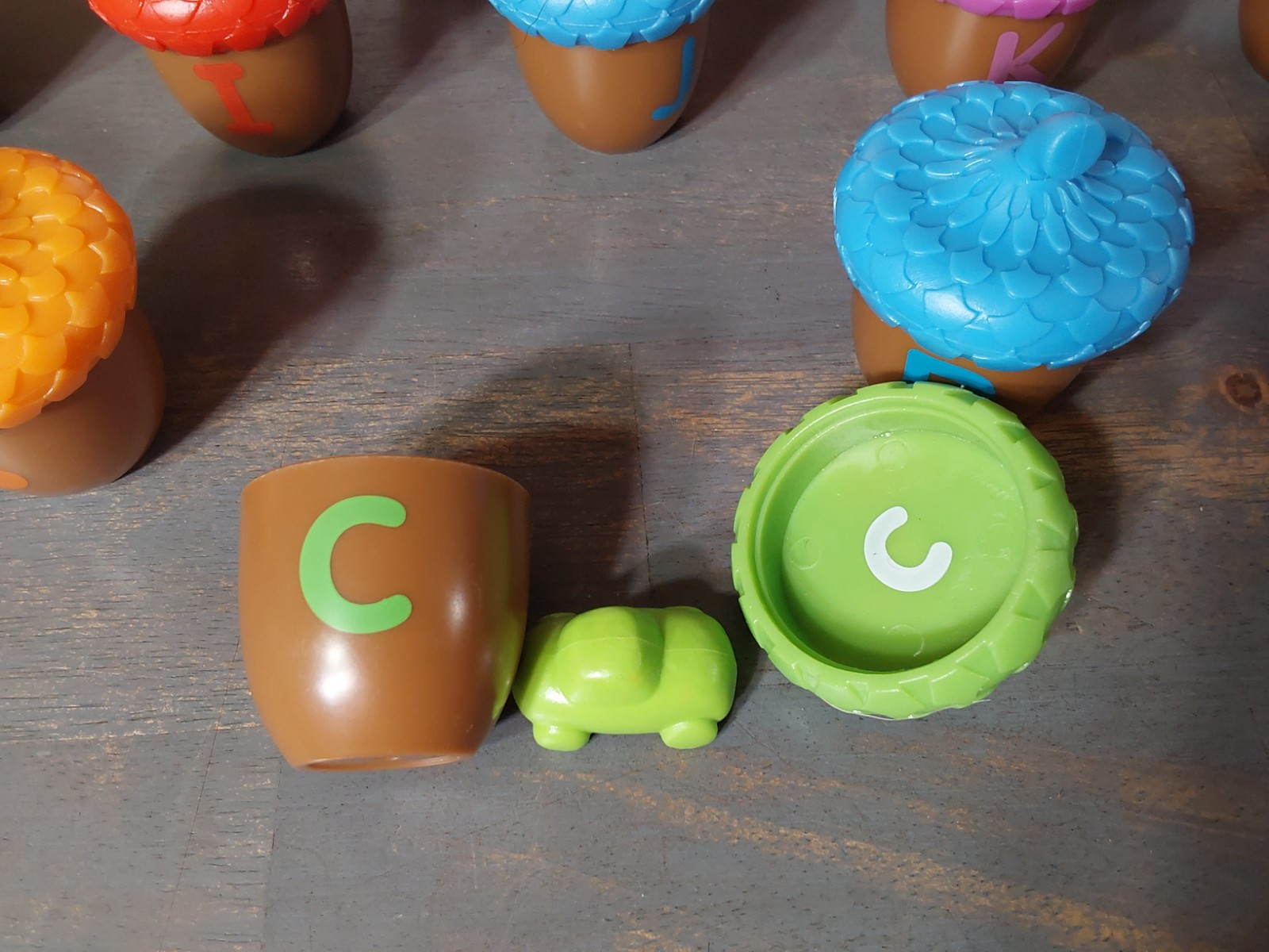 Learning Resources Alphabet Acorns Activity Set Upper Lowercase Toy Matching