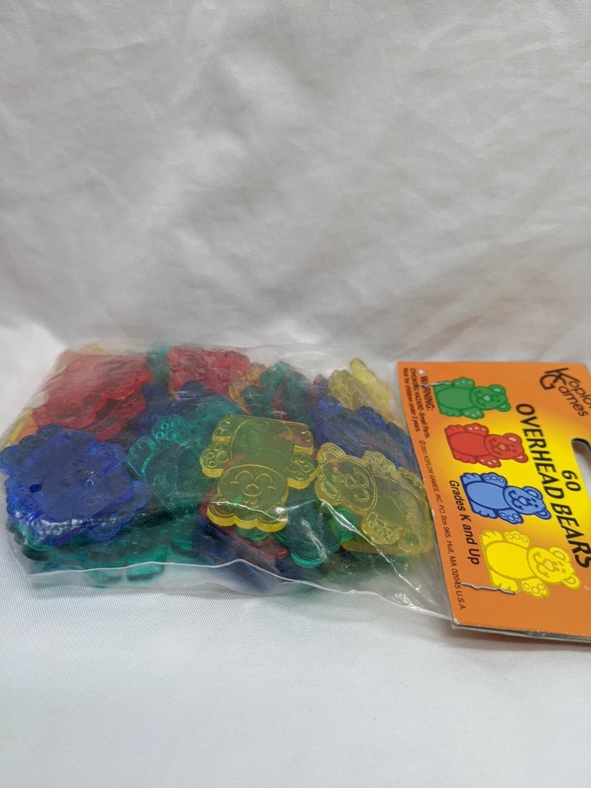 Koplow Games 60 Overhead Bears Green Red Blue Yellow