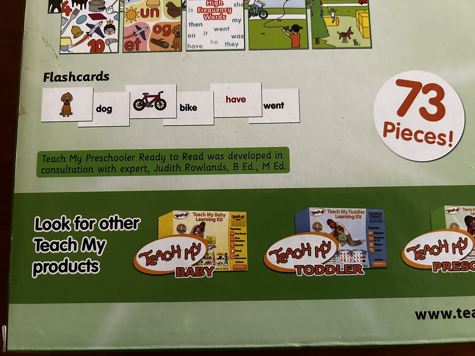 Teach My Preschooler Reading Set – 73 Pieces, New in Original Packaging