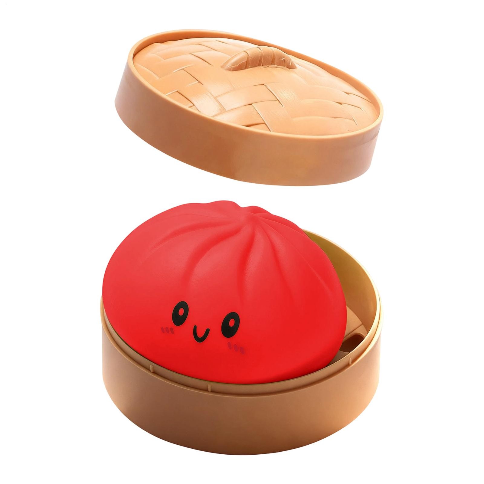Giant Glitter Dumpling Steamed Bun Dumpling Toy SoftAdorable Squeezing Toy