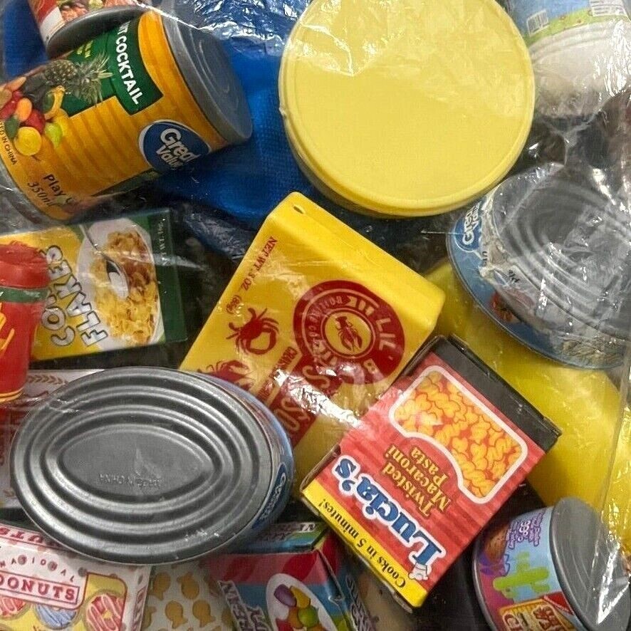 You Pick Replacement Misc Pretend Kitchen Grocery Market Food Boxes Cans Bottles