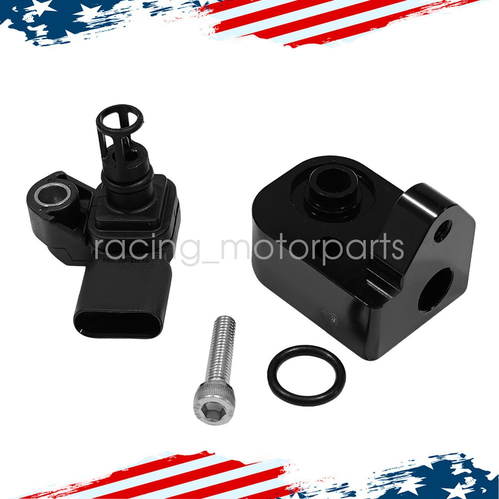 Fit Chevrolet Intake Air Pressure & Temperature Sensor with Black Spacer Kit