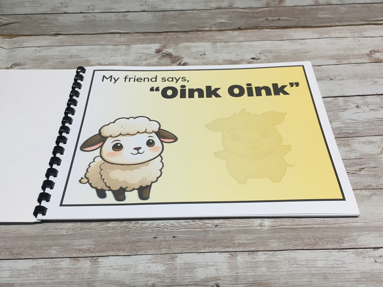 Interactive Learning Books for Children -Little Sheep’s Farmyard Friends