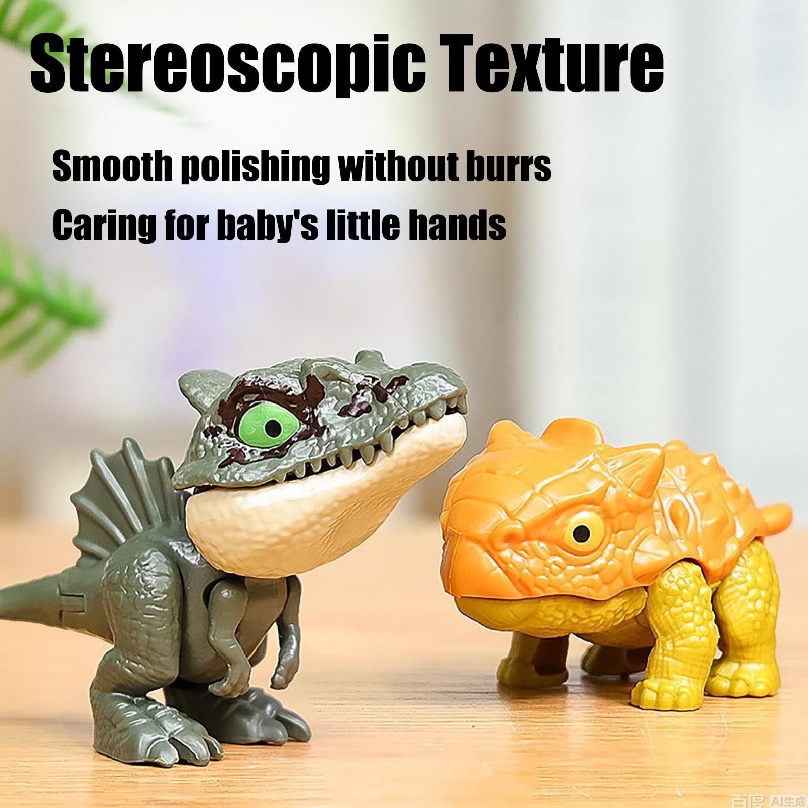 20/24Pc Finger Dinosaur Tricky Tyrannosaurus Model Biting Hand Dino Toy for Kids