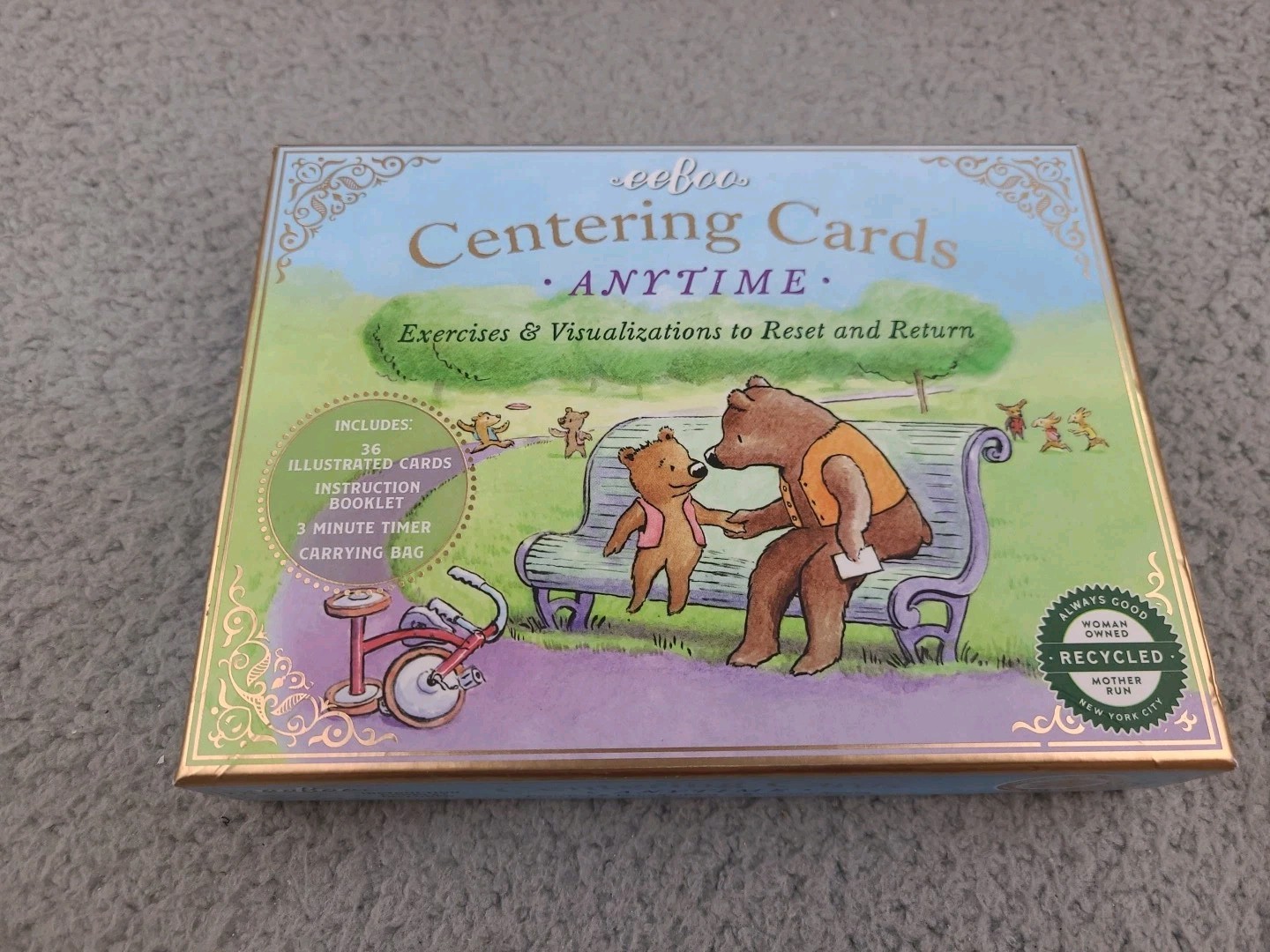 eeBoo Child Centering Cards Anytime Behavior Educational