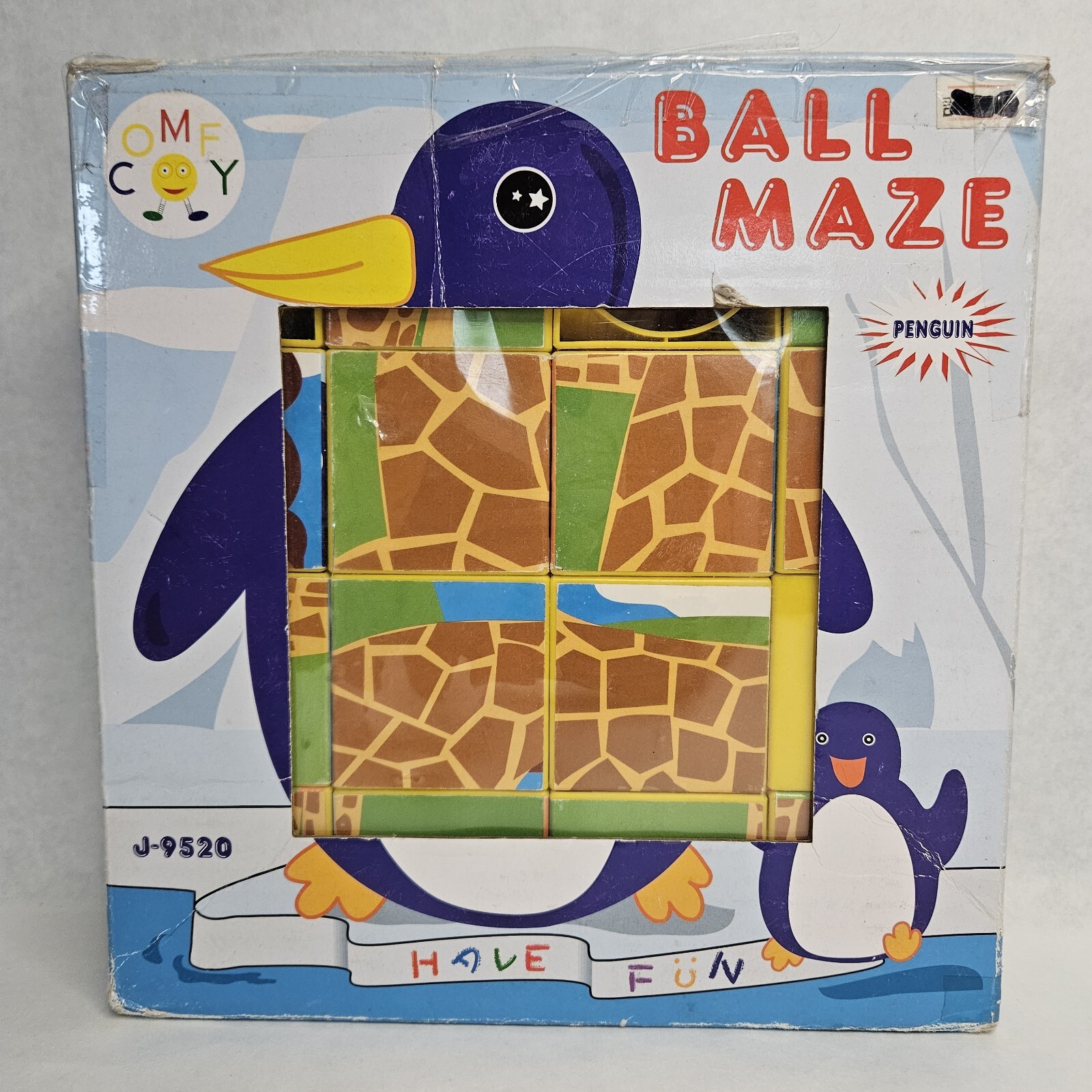 Animal Ball Maze Puzzle Penguin Giraffe Kangaroo 3 Designs Ball 3D Construction
