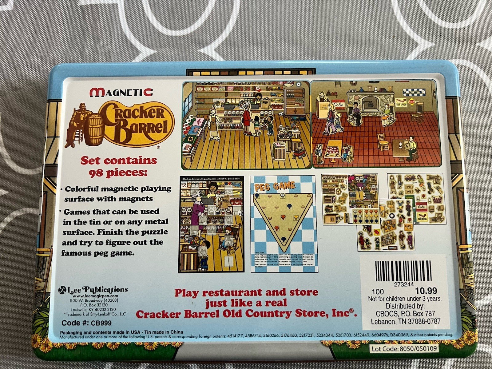 Cracker Barrel Old Country Store Magnetic Travel Play Set