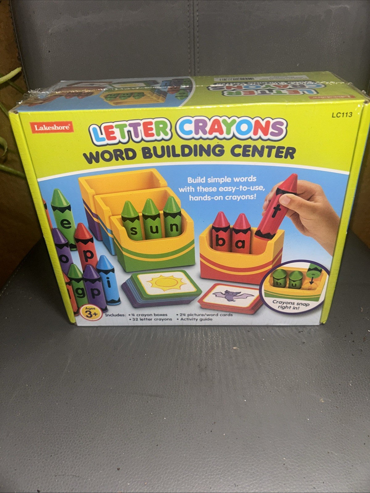 Letter Crayons Word Building Center For Ages, Three And Up By Lakeshore Learning