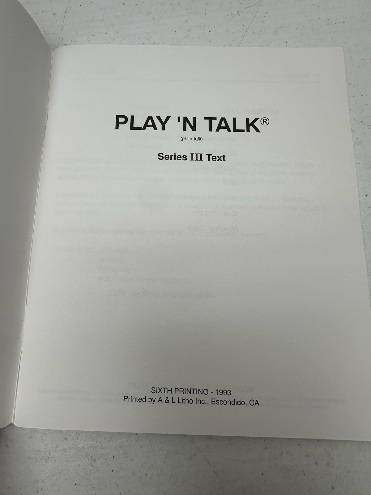 Play ‘N Talk Phonics Series 3 & 4 Books Only Learn To Read Homeschool