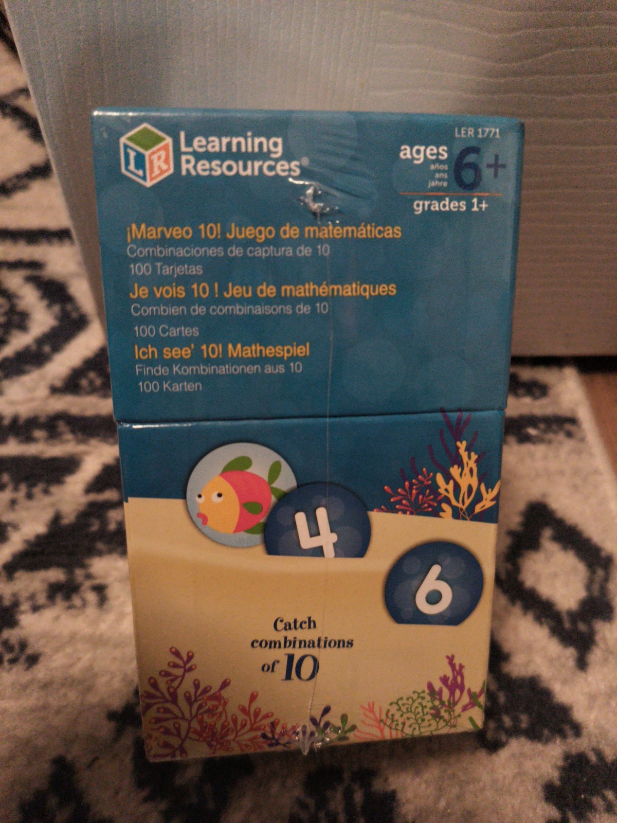 Learning Resources I Sea 10! Game Grades 1+ (LER1771) Math Game Sealed New